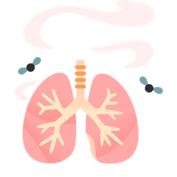 lungs and pile of poo