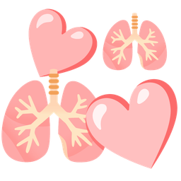 lungs and revolving hearts