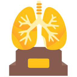 lungs and trophy
