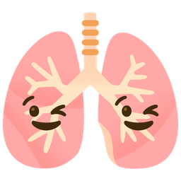 Lungs and Winking face