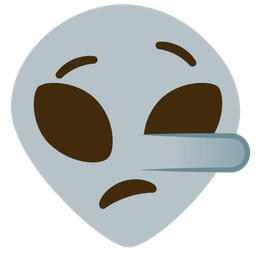 lying face and alien