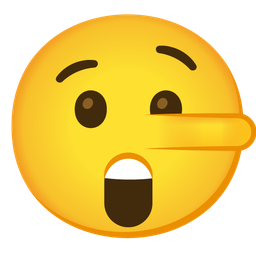 lying face and astonished face