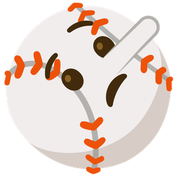 lying face and baseball