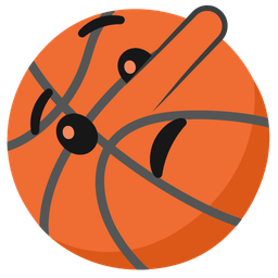 lying face and basketball