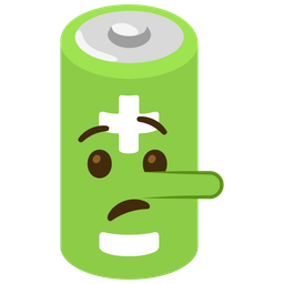 lying face and battery