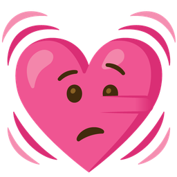 lying face and beating heart