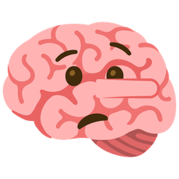 lying face and brain