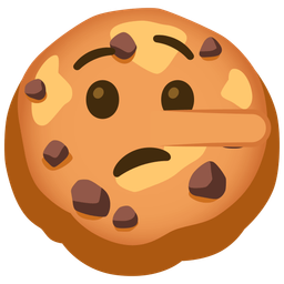 lying face and cookie