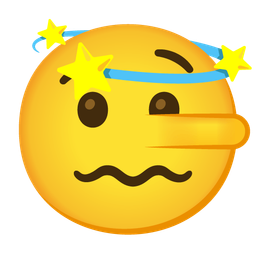 lying face and dizzy