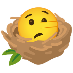 lying face and empty nest