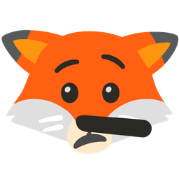 lying face and fox