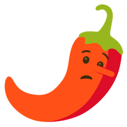 lying face and hot pepper