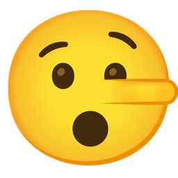 lying face and hushed face