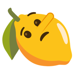 lying face and lemon