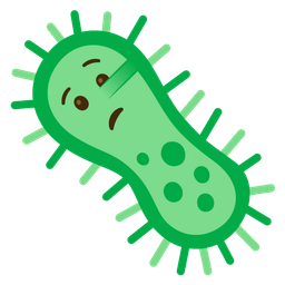 lying face and microbe