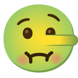 lying face and nauseated face