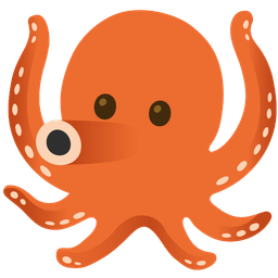 lying face and octopus