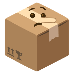 lying face and package