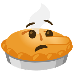 lying face and pie