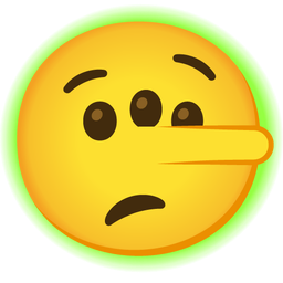 lying face and radioactive