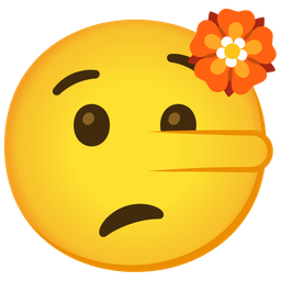 lying face and rosette