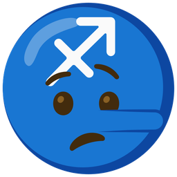 lying face and Sagittarius