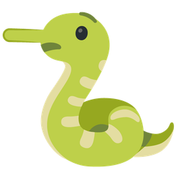 lying face and snake