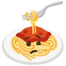 lying face and spaghetti