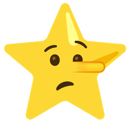 lying face and star