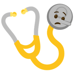 lying face and stethoscope