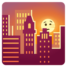 lying face and sunset