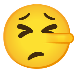 lying face and tired face