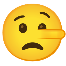 lying face and unamused face