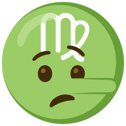 lying face and Virgo