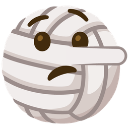 lying face and volleyball