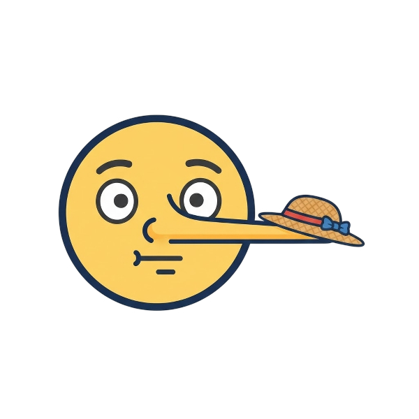 Lying face and Woman’s hat