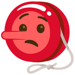 lying face and yo-yo