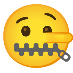 lying face and zipper-mouth face