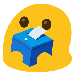 magic wand and ballot box with ballot