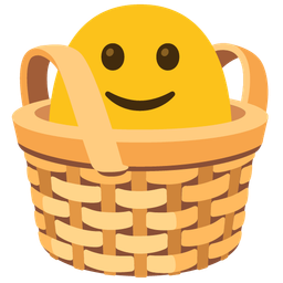 magic wand and basket