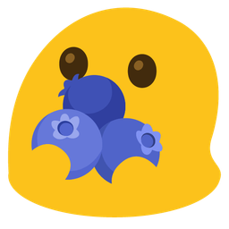 magic wand and blueberries