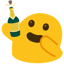 magic wand and bottle with popping cork