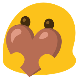 magic wand and brown heart