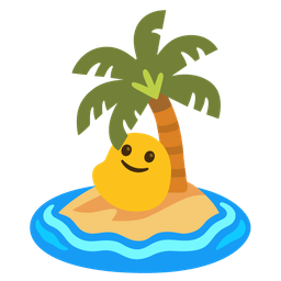 magic wand and desert island