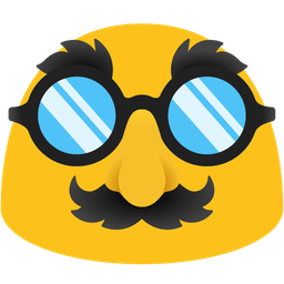 magic wand and disguised face