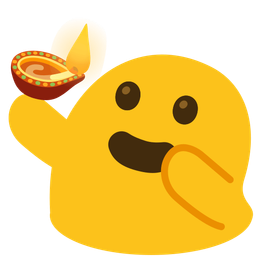 magic wand and diya lamp