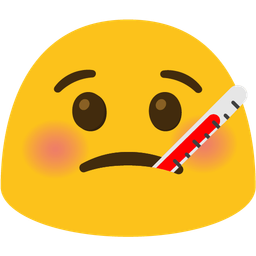 magic wand and face with thermometer