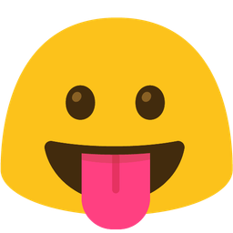 Magic wand and Face with tongue