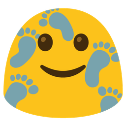 magic wand and footprints