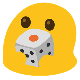 magic wand and game die